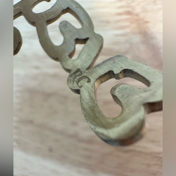 Rustic cuff every moment matters 1” cuff in gold - Picture 6 of 6